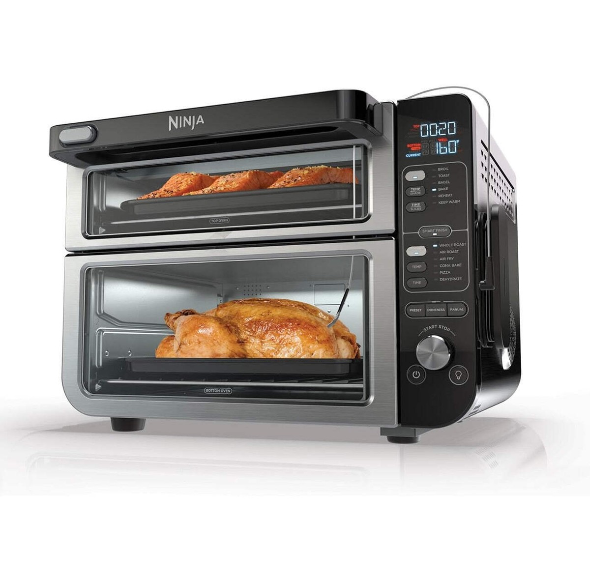 オープンレンジ Ninja 12-in-1 Smart Double Oven with FlexDoor, Thermometer