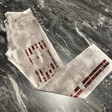 Custom Indiana Hoosiers Jeans Denim Supply Ralph Lauren Straight Sz 32x32 READ!