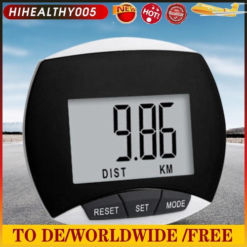 3D Schrittzähler Mit Clip - Digitaler Aktivitätstracker Für Sport & Alltag