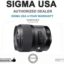 Sigma 35mm F1.4 ART DG HSM Lens for Canon. U.S. Authorized Dealer