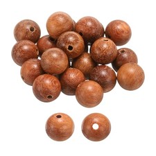 100pcs 8mm Rosewood Round Polished Wooden Loose Beads for Craft