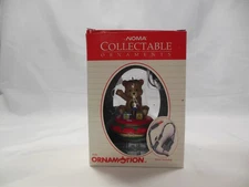 1989 Noma Ornamotion Collectables Christmas Ornament  Teddy Bear