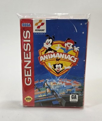 Sega Genesis Animaniacs Perfect Game 10/10, Box Distressed. Ships Same Day