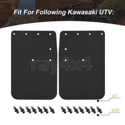 Mud Flap Mudflap Mudguard Set For Kawasaki KRX 1000 2020-2025 KRF1000 99994-1461