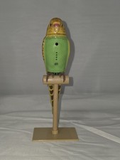 Vintage Pastic Parakee W/stand, Motion Detector