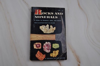 Rocks And Minerals A Golden Nature Guide By Herbert Zim Vintage 1957