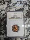 1946-S 1C.  Lincoln Wheat Cent. NGC MS66 RD In Slab.
