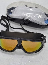 Swimming, Ski, Snow Goggle Silicone Anti-Fog UV Swim Glasses for Men Women