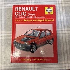 RENAULT CLIO 1991 TO 1996 DIESEL HAYNES WORKSHOP MANUAL 3031 