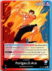 Portgas D. Ace Leader OP13-002 Carrying On His Will