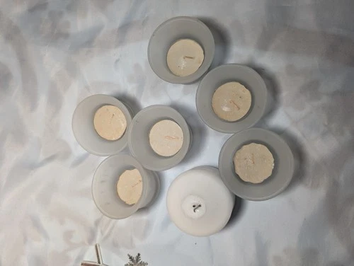 INTERNATIONAL SILVER COMPANY Holiday SNOWMAN Candle Holder Votive Display 12x9" image 11