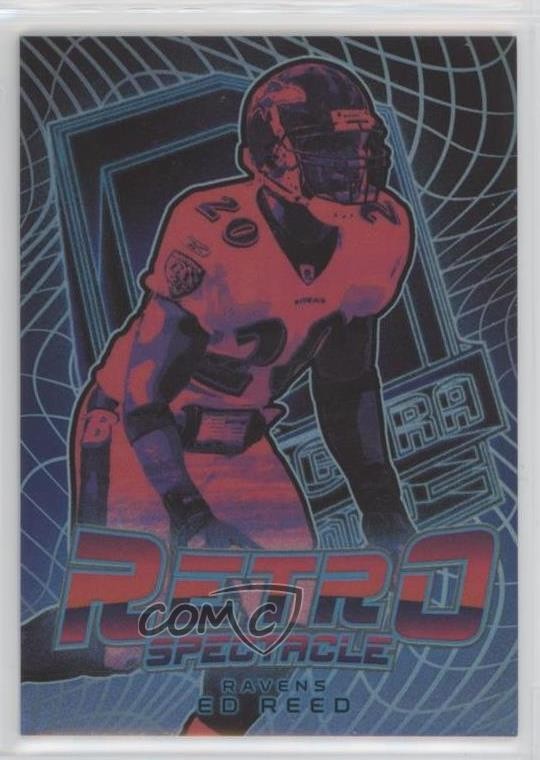 2022 Panini Spectra Retro Spectacle Ed Reed #RS-11 HOF w6g