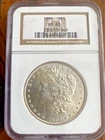 1896 Morgan Silver Dollar MS 63 NGC Uncirculated $1 Coin
