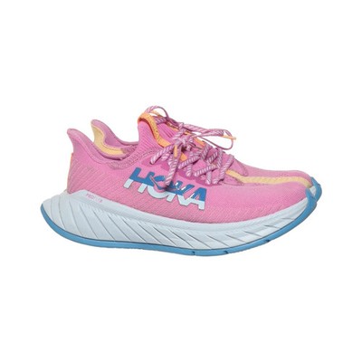 Hoka One One, Laufschuhe, Größe: 38, W CARBON X 3, Pink/Gelb/Blau, Damen #3fo