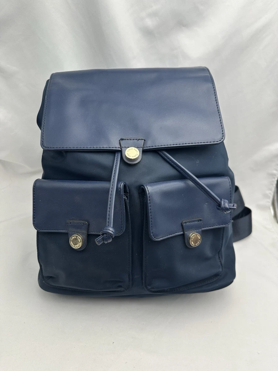 Calvin Klein Dressy Nylon Backpack Navy Amazon.com: Calvin Klein Shay Organizational Sling Backpack  main image 4