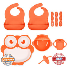 Lokeisna 13-Piece Silicone Baby Feeding Set - Weaning Supplies  Dishes