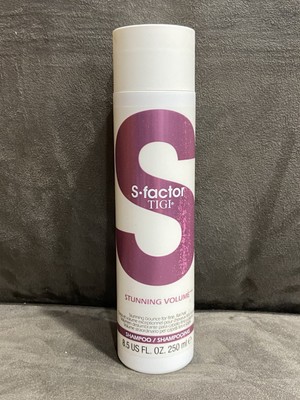S-FACTOR TIGI STUNNING VOLUME SHAMPOO STUNNING BOUNCE FOR FINE FLAT HAIR -8.5 OZ