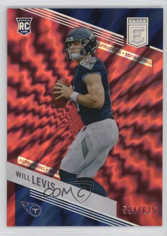 2023 Panini Donruss Elite Rookies Aspirations Shimmer /625 Will Levis #197 1p0r