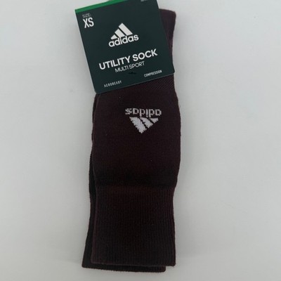 Adidas Utility Sock Multi Sport AEROREADY Compression Burgundy XS