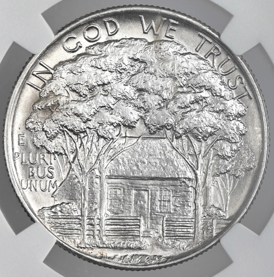 1922 50C GRANT SILVER HALF DOLLAR NGC UNC DETAILS "CLEANED" #8405243-013 - Image 3 of 4