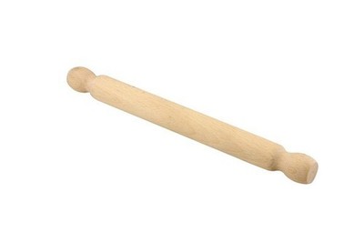 Naturholz Holz Nudelholz 33 cm Profil Gebäck Chapati Kochen Backen
