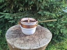 Haut de casserole Bain Marie en cuivre et céramique Villedieu CVD Apilco France