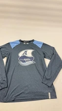 Toronto Argonauts Shirt Mens Large Blue CFL Football Long Sleeve New Era