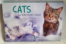 Leanin’ Tree Cats by Rachael Hale Blank Card Assorted Parital 18 with envelopes