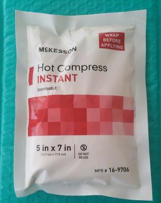 McKesson Disposable Plastic 5 x 7'' Instant Hot Pack 16-9706 19 per Case