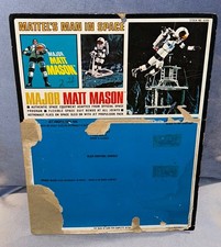 MATTEL MAJOR MATT MASON SPACE SLED JET PROPULSION PACK CARD ONLY 1966