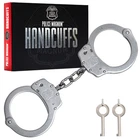 Police Magnum Stainless Steel Heavy Duty Handcuffs-Law enforcement security gear