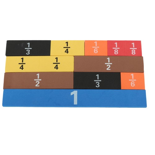 51pcs Magnetic Fraction Tiles Lehrmittel Gehirn-Jogging Resin Math - Bild 15 von 23
