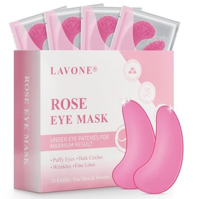 LAVONE Eye Mask - 30 Pairs Aloe Under Eye Patches Skin Care Products - Eye Masks
