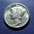 1935-S Mercury Dime  Ch. AU