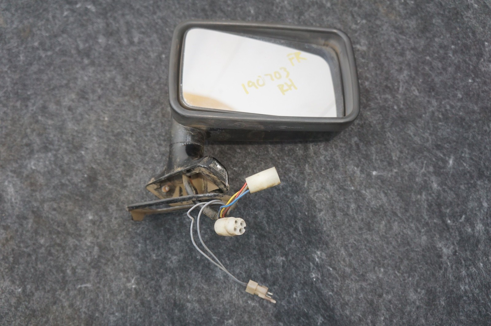 Right Passenger Side Rear View Door Mirror Black OEM Bentley Turbo R 1991 *Note*