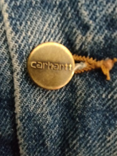 Carhartt Trucker Jeansjacke Vintage Made in USA 90s Y2K Remington Patch L/XL - Bild 16 von 17