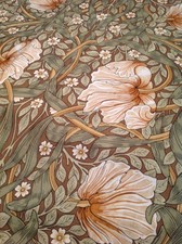 High End Habitat x William Morris Pimpernel Door Curtain 66"W x 90"L