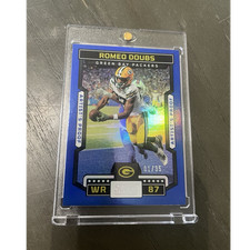 Panini 2023 Score Romeo Doubs Green Bay Packers #98 Artist's Proof /35 NFL Card
