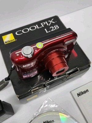 【R2179】 Nikon COOLPIX L28 ニコン クールピクス Amazon | Nikon デジタルカメラ COOLPIX L28 有効画素数2005万