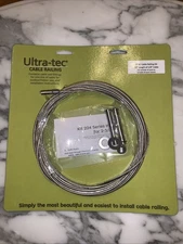 NEW, 30 Feet of 1/8” ULTRA-TEC Cable Railing Kit #22430 Sealed Hardware Included