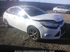 Used Left Door Mirror fits: 2014 Ford Focus Power w/signal painted cap w/o heate