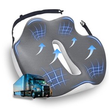 X-Large Truck Seat Cushion for Truck Drivers, Memory Foam Support Seat Cush...