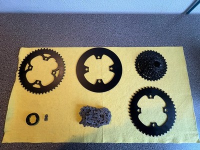 Super73 RX  Service Set Tuning Kettenblatt 44 48 Kassette 8-fach 11-34 Kette 142