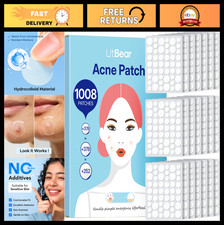 Bulk Hydrocolloid Acne Patches - 1008 Count, 3 Sizes for Zits Blemishes, All S