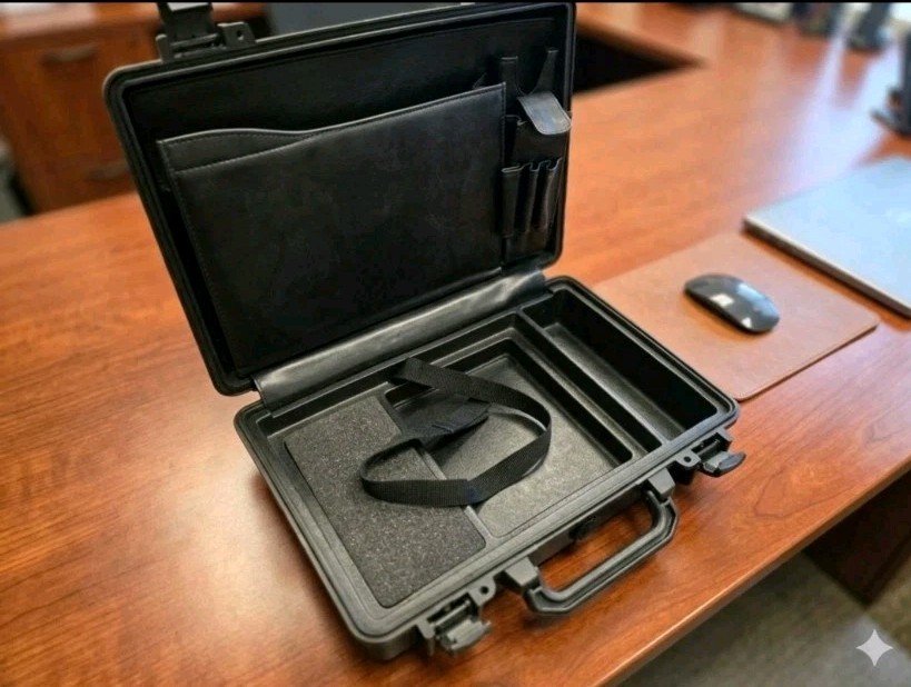 Pelican 1470 Black Case One Size Laptop Briefcase Attache St