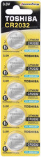 Cr2032 3V Lithium Coin Cell Battery, Pack of 5