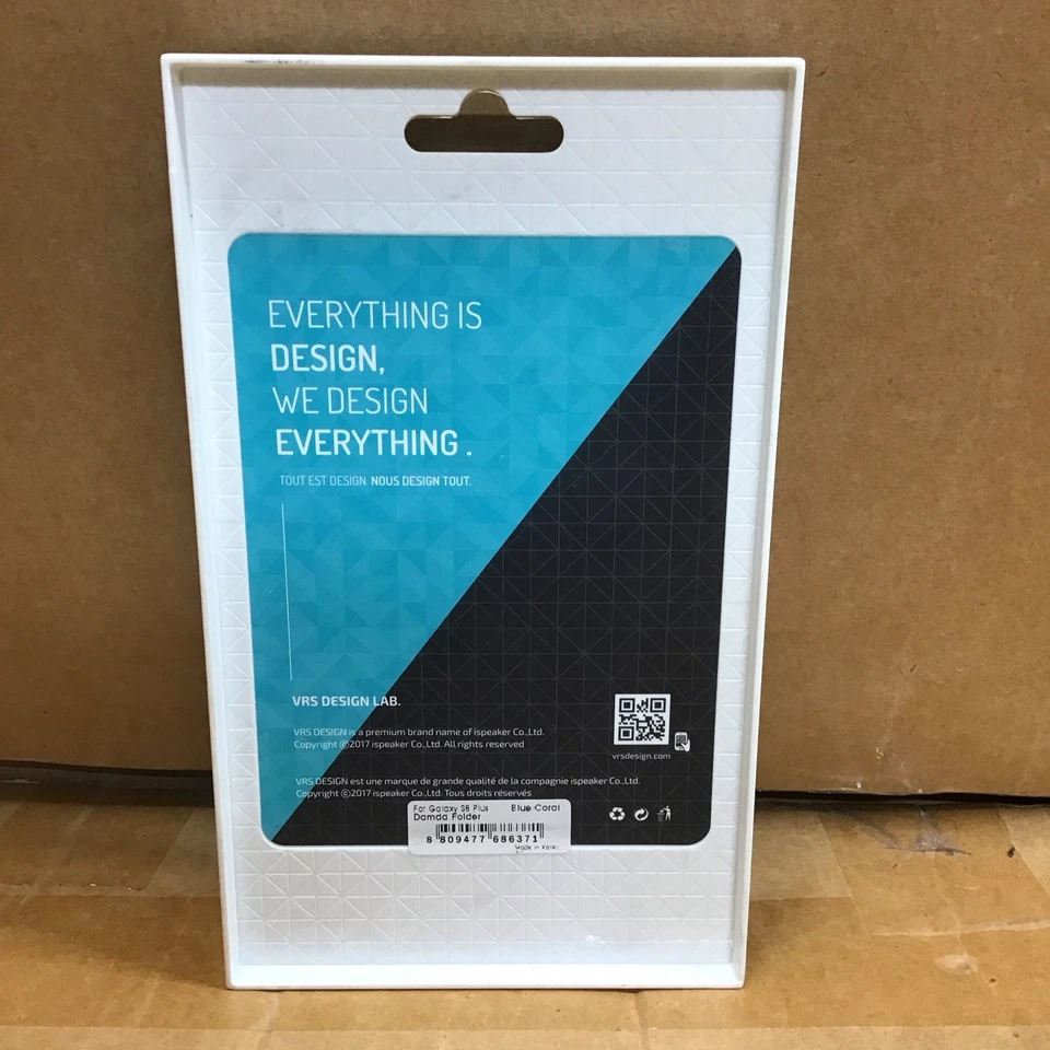 VRS Diseño Galaxy S8 Plus Carpeta Damda Tarjeta de Crédito Billetera ID Ranura Estuche P22 Foto 3 de 4