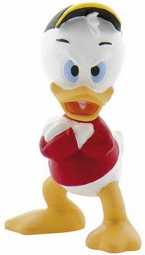 BULLYLAND BULLY DISNEY QUI QUO QUA HUEY DEWEY LOUIE FIGURE IN GOMMA - Imagen 2 de 5