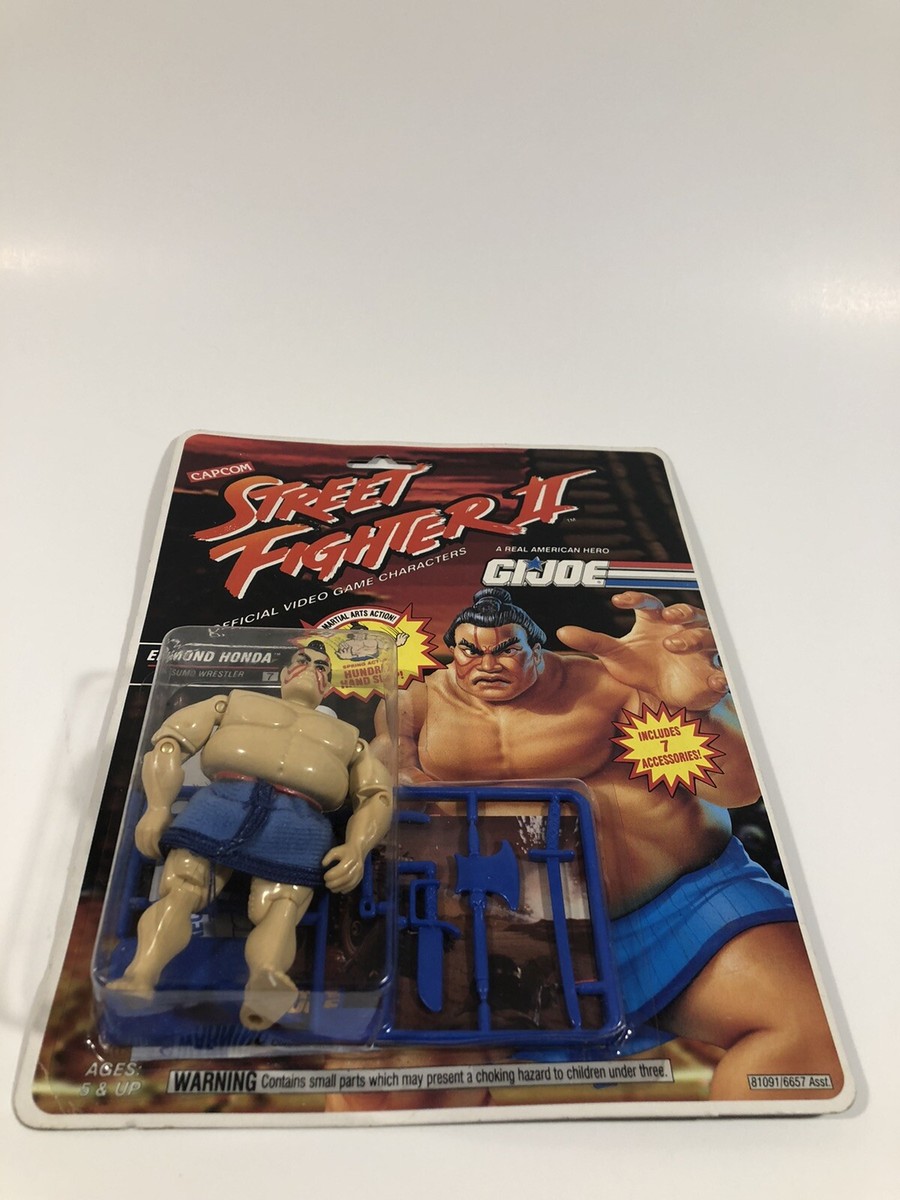 1993 GI JOE CAPCOM STREET FIGHTER 2 EDMOND HONDA 3 3/4” FIGURE