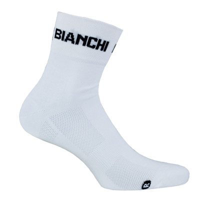 One Pair WHITE//CELESTE Bianchi Milano ASFALTO Coolmax Cycling Socks